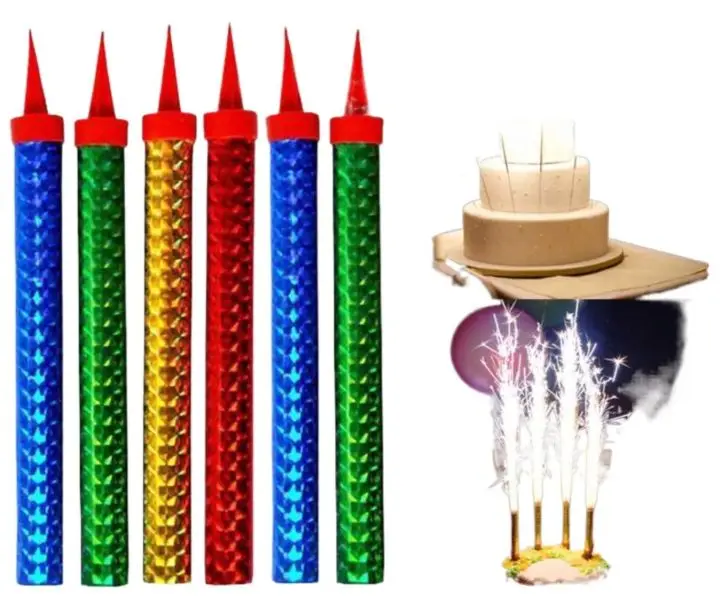 cake candle Birthday Cake Decoration Sparkle Anar Candle